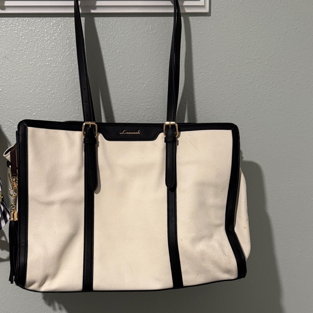 Lovevoole Black and White Tote Bag